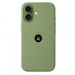 Dėklas "Silicone Case v2" iPhone 17 / &Scaron;viesiai samanotas / pakuotėje