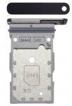 SIM kortelės laikiklis Samsung S938 S25 Ultra Dual Titanium Jetblack originalus (service pack)