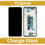 Ekranas skirtas Xiaomi Redmi Note 14 Pro+ 5G (Note 14 Pro Plus 5G) su rėmeliu / Midnight Black / (Atnaujintas: China)