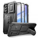 Tech-Protect Kevlar Cam+ &uuml;mbris 2 tk komplektis Samsung Galaxy A57 5G jaoks - must