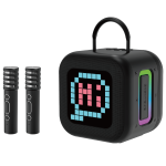 Blavec Portable Bluetooth Speaker WS-09 Karaoke Fun - 10W with 2 microphones and display (WS09-2MB) black
