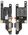 Flex Xiaomi Poco M8 Pro 5G laadimispesa ja mikrofoniga, SIM-kaardi kontakt originaal (service pack)