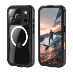 Crong Seal Cover IP68 veekindel &uuml;mbris iPhone 17 Prole, must