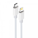 Maxlife MXUC-05 cable USB-C - Lightning 2,0 m 20W valge