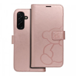 MEZZO Book &uuml;mbris jaoks SAMSUNG A26 5G teddy bear rose kuldne