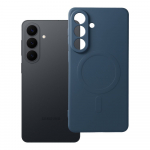 Silikoninis magnetinis dėklas telefonui, suderinamas su MagSafe, skirtas SAMSUNG S26 Edge, mėlynas