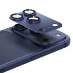 Benks grūdintas stiklas Glass Warrior metalinė integruota objektyvo apsauga (C069) Iphone 17 Pro (3 objektyvai) mėlyna