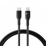 Joyroom Premium Series A13 Lightning / USB-C kaabel 20W 1.2m - must