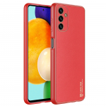 Dux Ducis Yolo elegantne &ouml;koloogilisest nahast kate Samsung Galaxy A13 5G punane