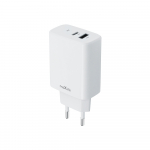 Maxlife MXTC-10-30AC PD QC laadija 1x USB-C 1x USB 30W valge