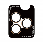 Rock Tempered glass Pure Series Camera Lens on camera for Iphone 17 Pro/17 Pro Max (lens 3 pieces) orange