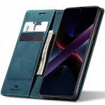Spacecase Dėklas-piniginė Poco X7 Pro 5G mėlynas