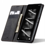 Spacecase Dėklas-piniginė Poco X5 Pro/Note 12 Pro juodas