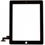 Lietimui jautrus stikliukas skirtas Apple iPad 2 juodas HQ2