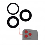 Galinės kameros lę&scaron;is suderinamas su Apple iPhone 15 Pro Max galinės kameros lę&scaron;is (3 vnt.) / PREMIUM /