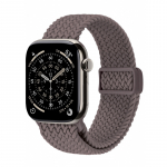 Crong Wave Band punutud Apple Watch rihm, 44/45/46/49 mm, pruun