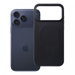 Case for iPhone 17 Pro Max / 18 Pro Max Silicone Mag Cover compatible with MagSafe (big hole) black