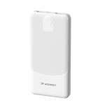 Wozinsky Wpower WPBBK-3 10000 mAh 10W akupank, 2x USB-A 2A, valge