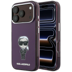 bordoopunane Karl Lagerfeld IML Ikonik Sketch Print MagSafe &uuml;mbris iPhone 18 Pro Max / 17 Pro Max jaoks