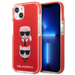 Karl Lagerfeld Karl&Choupette pea&uuml;mbris iPhone 13 mini jaoks - punane