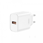 XO wall laadija CE33 QC 18W 1x USB valge