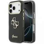 Guess IML 4G Script Metal &uuml;mbris for iPhone 17 Pro Max - must