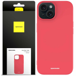 Spacecase Silikoninis dėklas iPhone 15 raudonas