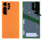 Galinis dangtelis Samsung S928 S24 Ultra Titanium Orange originalus (service pack)