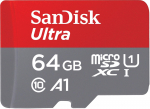M&Auml;LU MICRO SDHC 64GB UHS-I/SDSQUAB-064G-GN6IA SANDISK