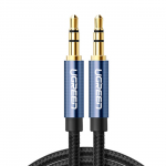 Ugreen AV112 AUX helikaabel sirge minijack 3.5mm 1m - sinine