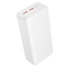 Borofone Power Bank 30000mAh BJ80B Clever - 2xUSB + Type C - QC 3.0 22,5W PD 20W white