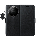 Smart Luxe nahast &uuml;mbris Honor Magic 8 Lite must