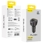 Blavec FM saatja Flash TR-02 MP3, Bluetooth - USB + Type C - PD 30W (TFMFTR02-B) must