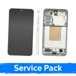 Ekraanimoodul koos raami ja akuga Samsung S921 S24 mudelile / nefriitroheline / (Service Pack)
