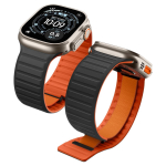 Spigen Athlex Air M Strap for Apple Watch 44/45/46/49 mm - Black and Orange