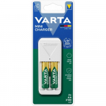 VARTA MINI CHARGER 57656 + 2 x rechargeable battery R6 (AA) 2100mAh