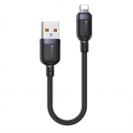 YESIDO LAIDAS CA131L 12W USB - LIGHTNING 0.3M 2.4A juodas