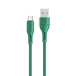 USAMS Laidas U68 MICROUSB 2A FAST CHARGE 1M žalias SJ502USB04 (US-SJ502)