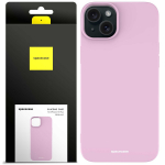 Spacecase Silikoninis dėklas iPhone 15 Plus alyvinė