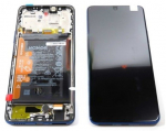 Ekranas Huawei Honor Magic4 Lite 5G/Honor X9 5G/X30 5G su lietimui jautriu stikliuku ir rėmeliu Ocean Blue originalus (used Grade A)