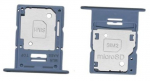 SIM kortelės laikiklis Samsung A155 A15 4G Blue originalus (service pack)