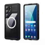 &Uuml;mbris Samsung S26 ULTRA veekindel Shellbox MARS metallr&otilde;ngaga must