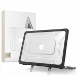 Tech-Protect Kevlar Pro &uuml;mbris MacBook Neo 13" 2026 - must ja l&auml;bipaistev