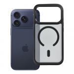 &Uuml;mbris iPhone 17 Pro / 18 Pro (madal kaamera serv) Forcell F-Protect Smoke Hybrid Premium &uuml;hildub MagSafe-ga must
