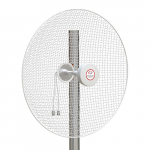 5G / LTE / CBRS 2x2 MIMO Dish Antenna, 1.7-4.2GHz, 20dBi+22dBi