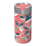 Quokka Boost Coffee Tumbler roostevabast terasest termokruus s&otilde;elaga, 400 ml, Eksootiline roosa