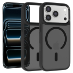 Liavec Cloudy Case with Metal Camera Frame for Iphone 18 Pro/17 Pro black (Camera Control Button)