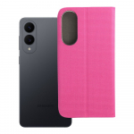SENSITIVE knygos tipo dėklas telefonui SAMSUNG S25 Edge &scaron;viesiai rožinis