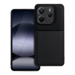 NOBLE dėklas telefonui XIAOMI Redmi Note 14 4G (GLOBAL - 163,25mm x 76,55mm x 8,16mm) juodas