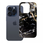FORCELL F-PROTECT Mirage, militarinio kritimo testuotas dėklas telefonui, MagSafe suderinamas IPHONE 15 PRO juodas